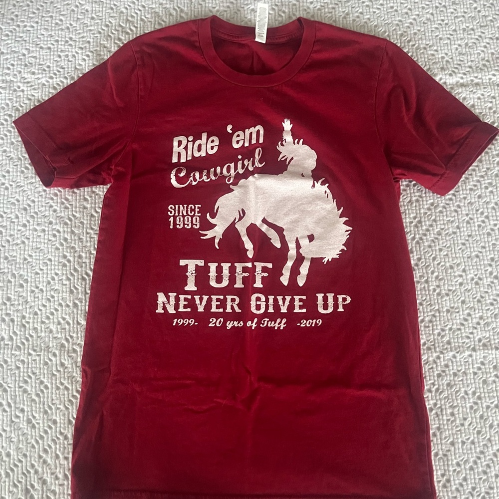 Cowgirl Tuff Red Graphic Tee